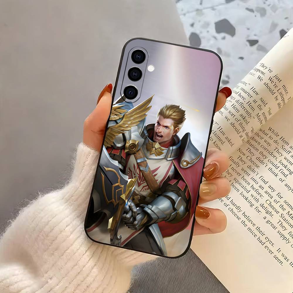 Чехол для телефона A-Arthur H-Honor of K-Kings для Samsung Galaxy A73, A72, A71, A70, A53, A52, A51, Другие Мягкий Черный Чехол