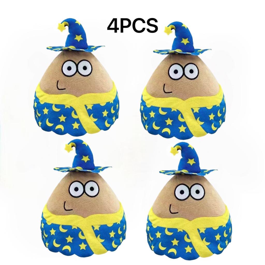 Новые горячие плюшевые игрушки My Pet Alien Pou Аниме Игра The Maw Кукла Pou Каваи Мультяшная Мягкая набивная подушка Детский День Рождения Рождественский Подарок