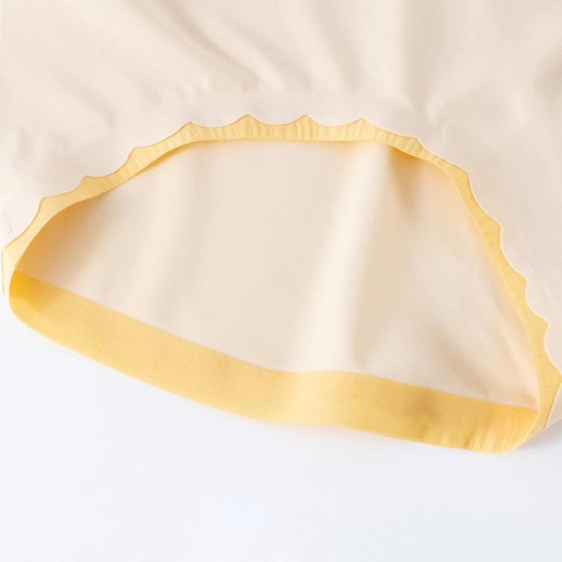 Высококачественный цельный бесшовный комплект с бюстгальтером контрастного цвета, женское нижнее белье, сексуальные трусы, беспроводной мягкий бюстгальтер