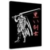 Canvas Print Figure with Sword On Shoulder