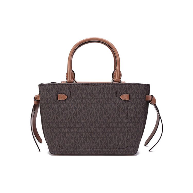 Michael Kors Hamilton Legacy Monogram Chain Винтажная кожаная сумка через плечо для commuters Женские сумки Темно-коричневый Цвет желудя 30F1G9HS5B-252