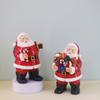 Resin Cute Santa Claus Sculpture Ornament Home Party Desktop Decor Art Crafts Holiday Accessories Gift Christmas Decoration 2025
