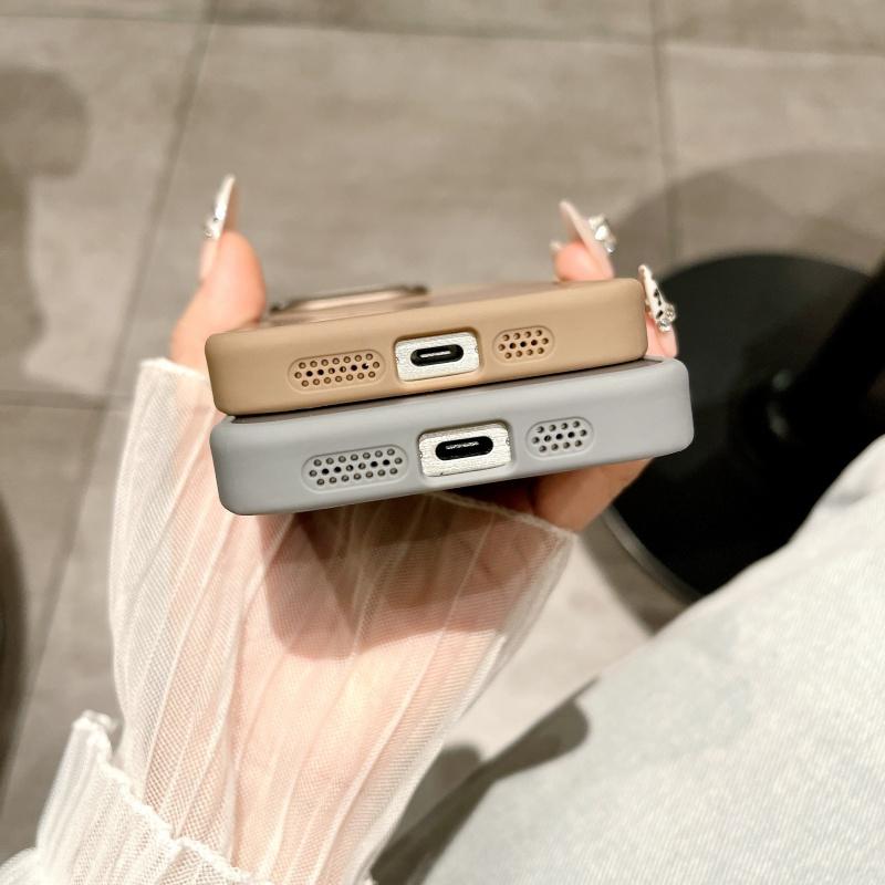 Для iPhone 16 Pro Max Высококачественный Роскошный Магнитный Силиконовый Чехол-Рамка Magsafe для iPhone 11 12 13 14 15 16 Plus Матовый Защитный Чехол