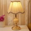 Настольная лампа, тканевая прикроватная лампа, тумбочка, настольная лампа с цилиндрическим абажуром, теплая настольная лампа, домашний декор