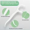 50Pcs/Box High Tensile Strength Dental Floss Carrying Case Toothpick Floss Stick  Oral Hygiene Care