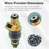 50PCS Fuel Injector Baskets Filter Kits 101 Micron Universal Repair Seal [6mm x 3mm x12mm]