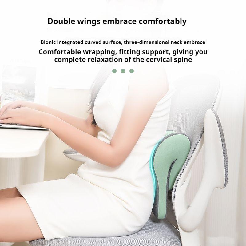 Подголовник для офисного кресла Подушка для поддержки головы, шеи, плеч Эргономичная подушка для облегчения боли в шее с эффектом памяти для путешествий Подушка для сна