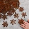 Rustic Metal Snowflake Christmas Decoration for Indoor & Outdoor Use