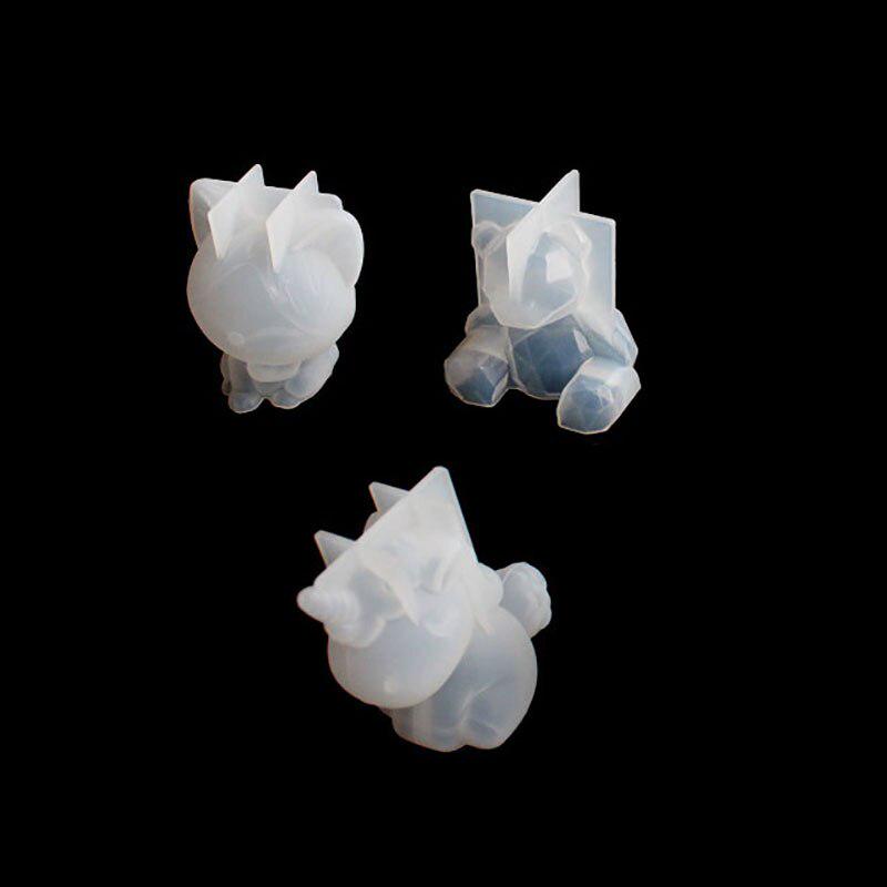 1шт 3D единорог силиконовая форма для торта котенок медведь DIY помадка мусс форма инструменты для украшения торта форма