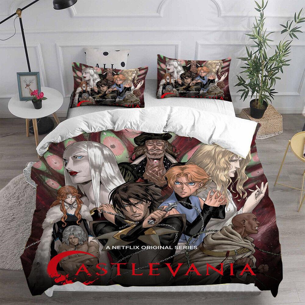 Косплей Castlevania Тревор Бельмонт 3D пододеяльник комплект постельного белья наволочка одеяло