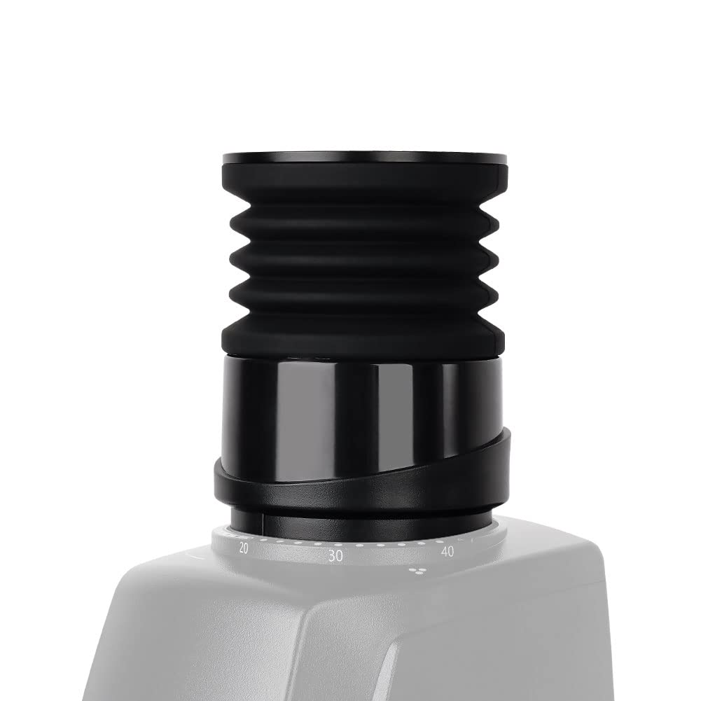 Coffee Grinder Single Dose Hopper Baratza Encore Coffee Grinder Silicone Bellows with Mental Lid for Residual Coffee Grounds Black