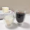 250-450 мл Двойная стеклянная чашка Прозрачная термостойкая кофейная чашка Чай Молоко Соковая кружка Домашняя пивная кружка Стакан для воды Посуда для напитков