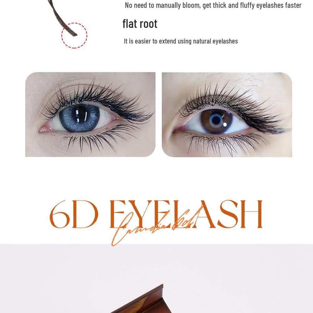 DeceMars Six-Leaf Clover Fox-Eye False Eyelashes - Root-Free Salon Extensions and Grafting.