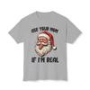 Christmas Naughty Santa T-Shirt Mens Womens Tees Top