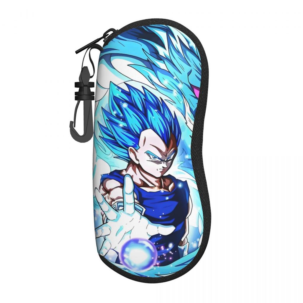 Custom DBZ V-Vegetaes Manga Shell Glasses Case Unisex Travel Cartoon Mangas Eyeglasses Case Sunglasses Protector Box