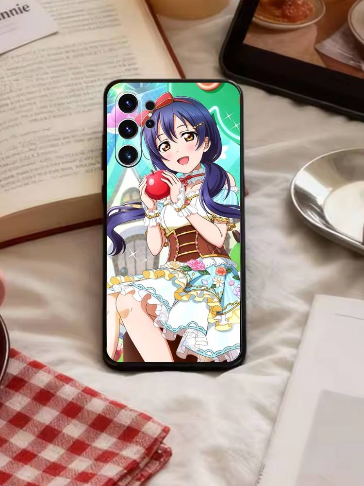 Чехол для телефона Love Live-Sonoda Umi для Samsung S26, S25, S24, S23, S22, S21, S20, Ultra, Plus, FE Черный Мягкий чехол