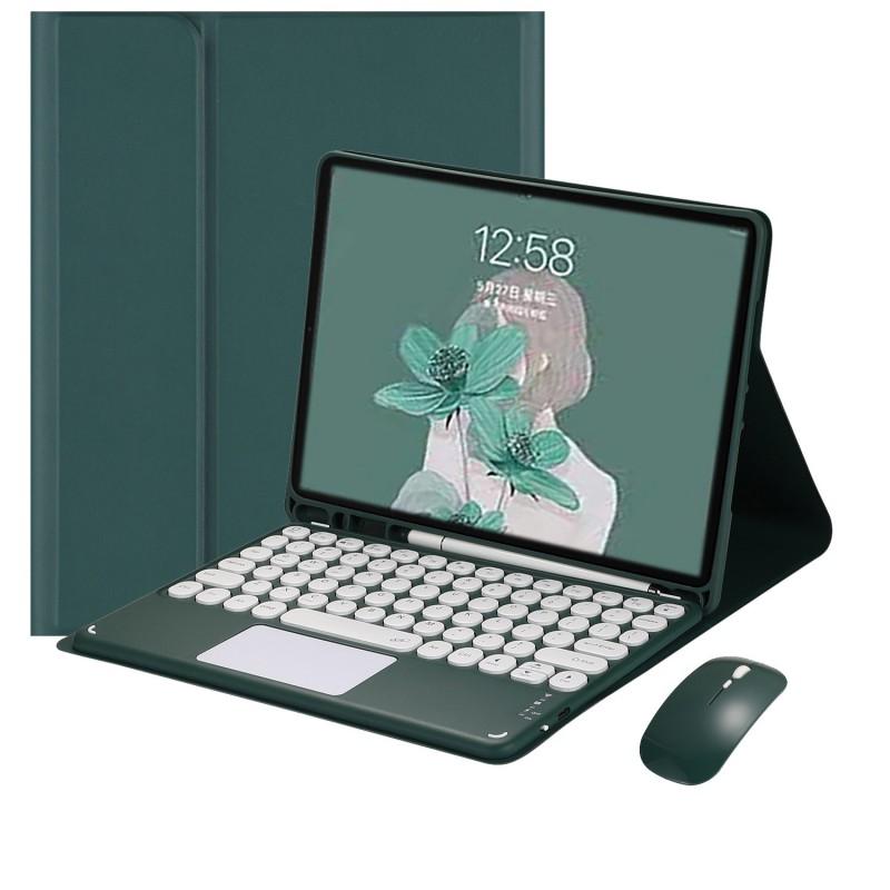 IPad 10.9 Inch Bluetooth Keyboard Case With Touchpad Support 10th Gen Slim Folio Cover Auto Sleep/Wake