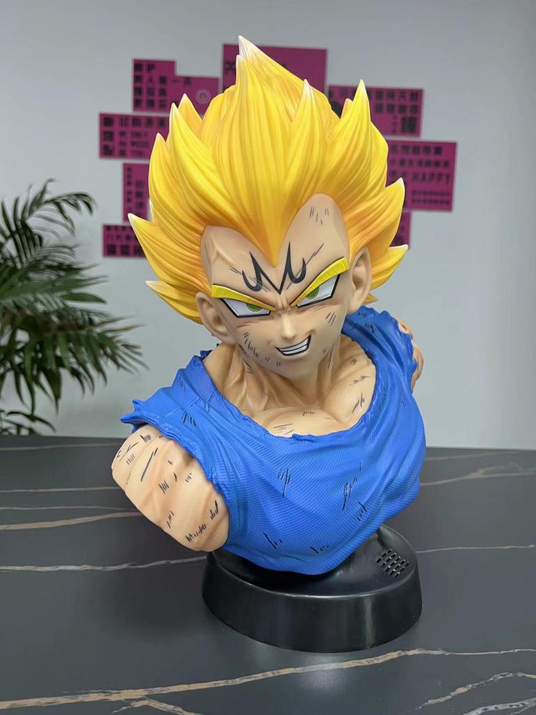 36cm Dragon Ball Super Saiyan Vegeta Gk PVC Action Figure Anime Figure Big Size Vegeta Model Toys Collectible Doll Kids Gifts