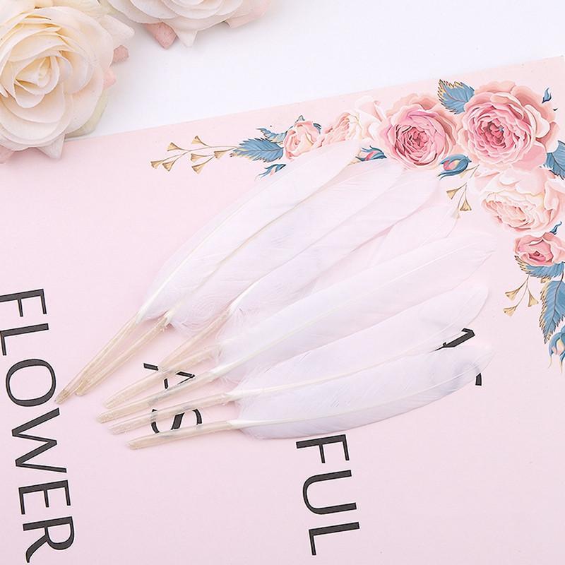 20/100pcs Duck Feathers DIY Feathers for Jewelry Making Plumes Earring Home Wedding Decoration Plumas Crafts Accessories 10-15CM