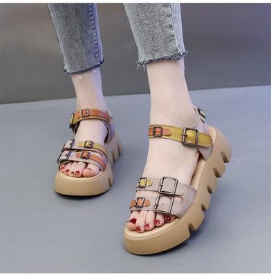 Винтажные женские модные римские сандалии