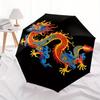 1pc Dragon Automatic Open/close Folding Umbrella, Compact Portable Travel Umbrella,Durable Construction yy250814177