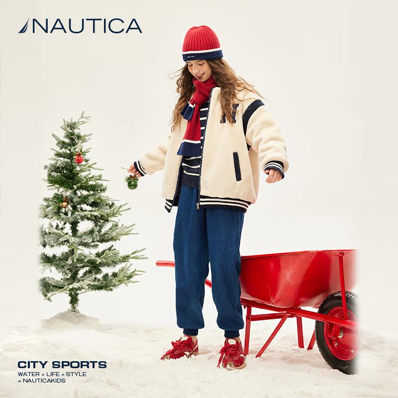 Nautica Джинсовые штаны-джоггеры на флисовой подкладке для детей