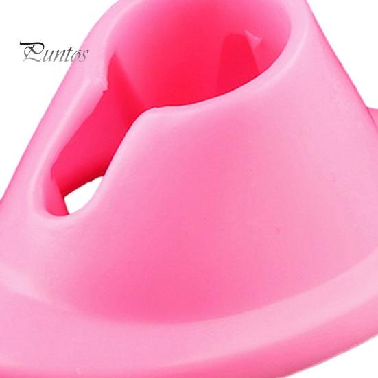 Держатель для бутылки с лаком для ногтей Нескользящий пластиковый держатель для бутылки с лаком для дизайна ногтей Непроливаемый гель-лак для ногтей Стенд для демонстрации маникюра Принадлежности для домашнего использования