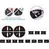 AC Dash Accents Button Sticker Repair Kit for Fixing Ruined Faded A/C Control Buttons - Decal Replacement Fits Select 07-15 GM Vehicles - Car SUV