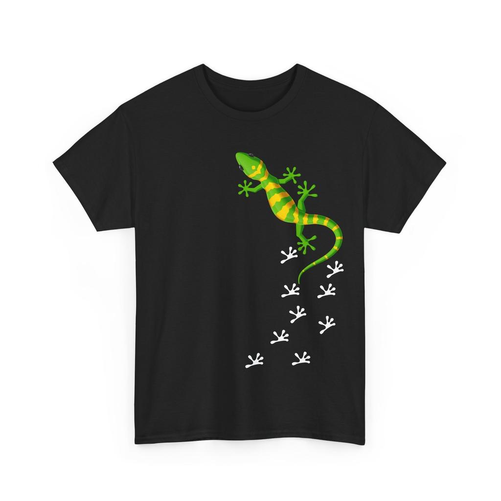 Reptile Footprint Shirt, Lizard Lovers Gecko Keeper Women Men T-Shirt