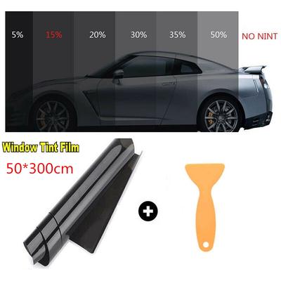 50 см * 3 м 15% VLT Black Pro Автомобильное домашнее стекло Тонировочная пленка в рулоне