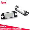 Светодиодный светильник номерного знака без ошибок, лампа номерного знака для Ford Focus 2 MK2 2003-2008 C-MAX
