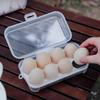 3 упаковки ящиков для хранения яиц, сетчатый лоток для яиц, противоударный, герметичный держатель для яиц, контейнер для холодильника, кемпинга, пикника, походов, пластиковый ящик для хранения яиц