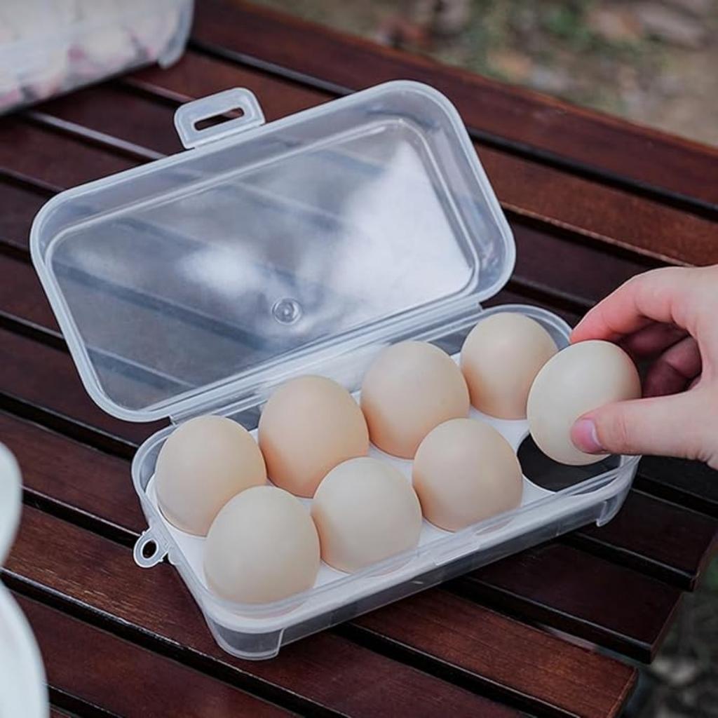 3 упаковки ящиков для хранения яиц, сетчатый лоток для яиц, противоударный, герметичный держатель для яиц, контейнер для холодильника, кемпинга, пикника, походов, пластиковый ящик для хранения яиц