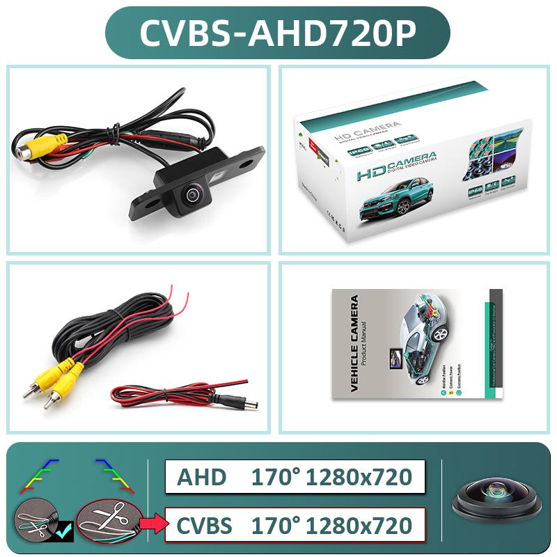 GreenYi 170 Degree 1920x1080P AHD Special Vehicle Rear View Camera for Skoda Roomster Octavia Tour Fabia Car
