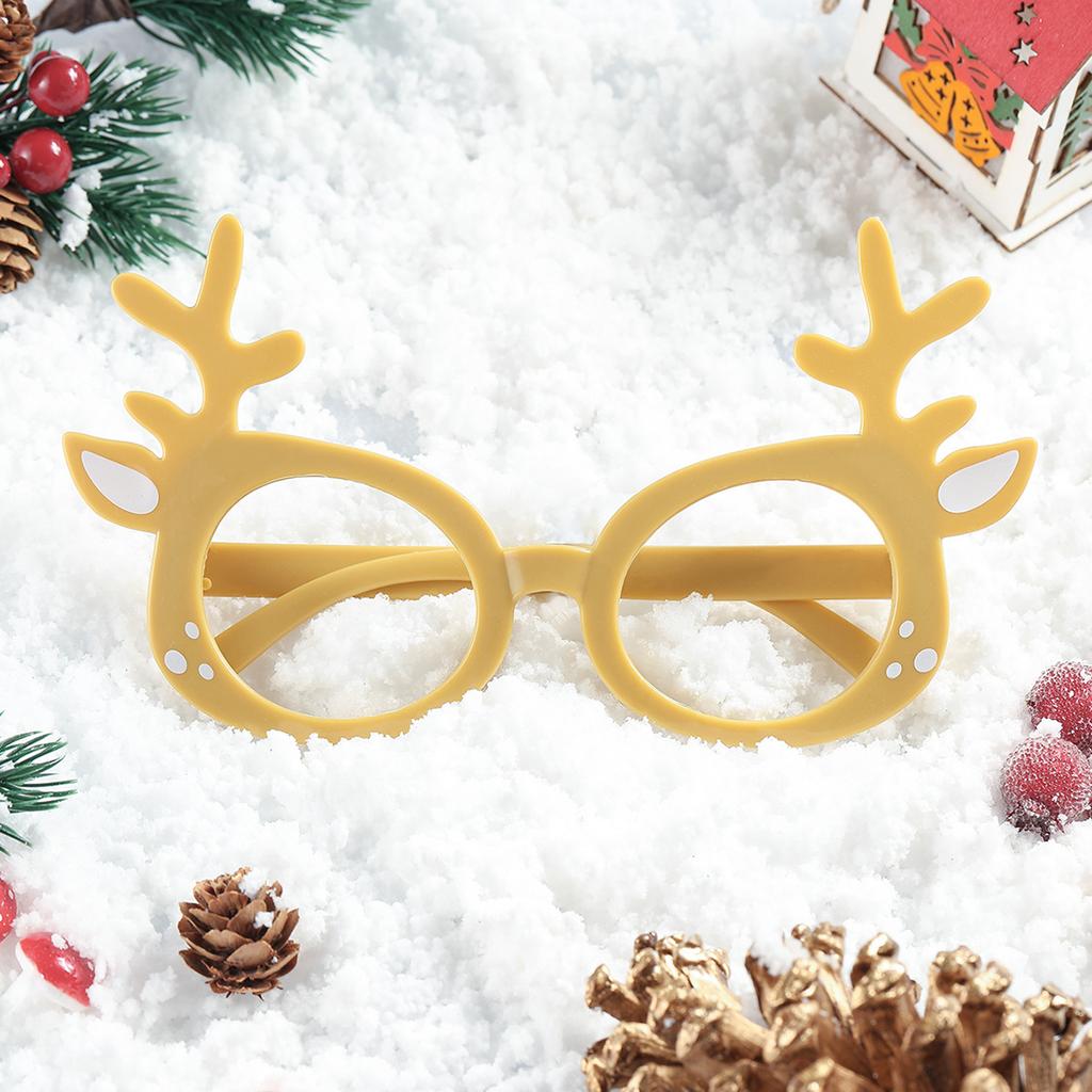 Очки Sd Веселого Рождества Забавная личность Красные рога Солнцезащитные очки, Соответствующая одежда Рождественская елка