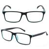 Black Blue Reading Glasses PC Anti Eyestrain Reading Glasses Portable Frame Glasses  Men and Women