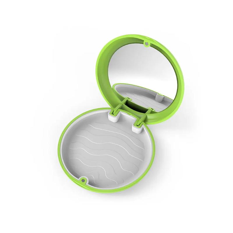 Compact Dental Retainer Case for Fake Teeth Braces Travel and Daily Convenience