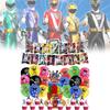 Mighty Morphin Power Rangers Party Banners Balloons And Spiral Cake Picks For Children Birthday Festivities