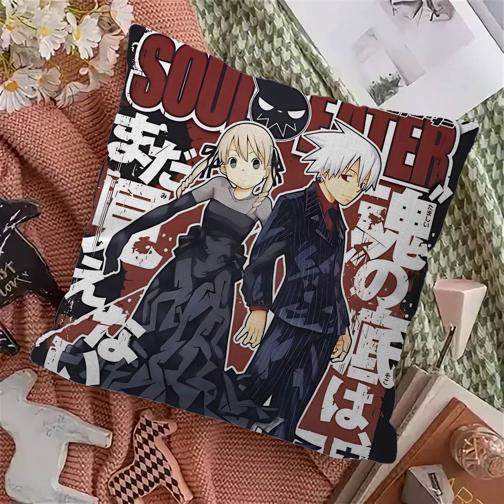 Подушка-чехол для офиса, автомобиля, дивана из аниме Soul Eater XCM Подушка для поясницы