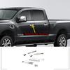 8pcs For 16- Nissan Titan Door Handle Covers Gloss Black w/2 Smartkey hole