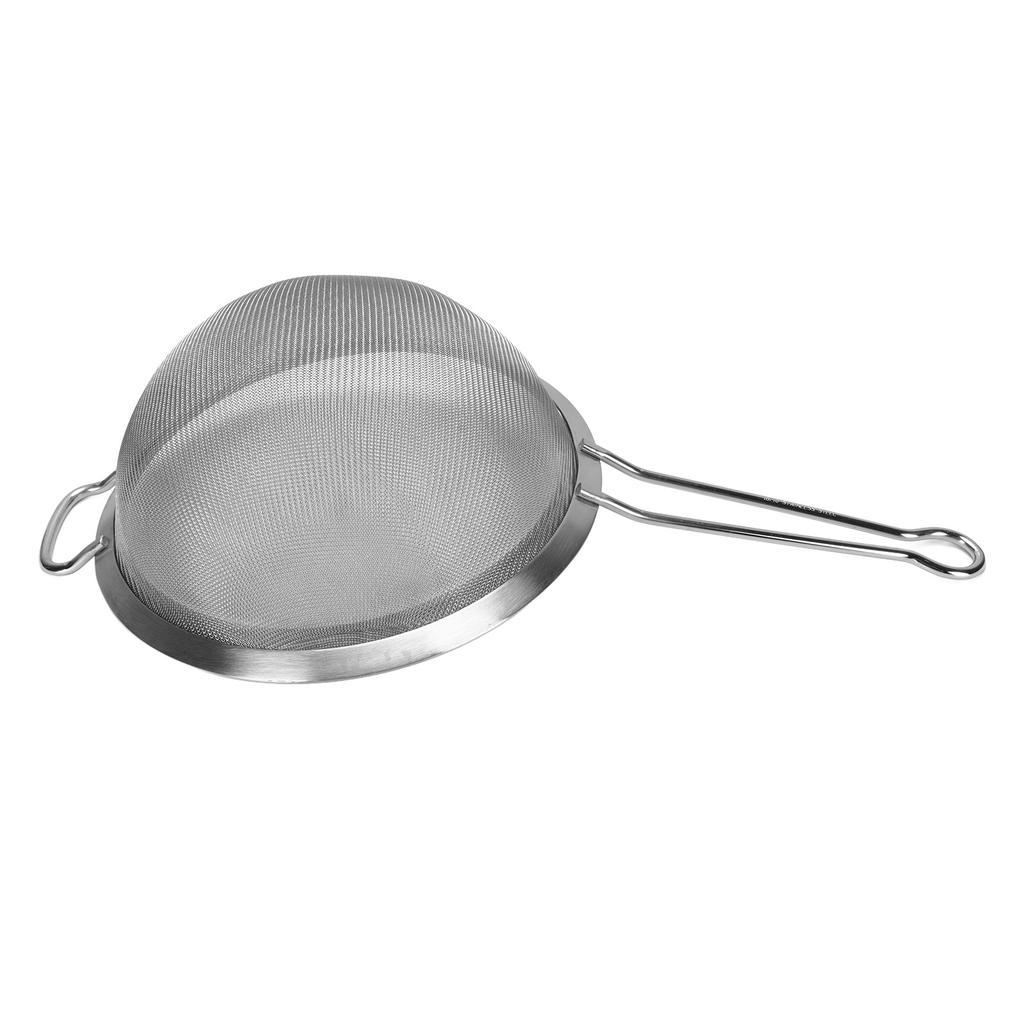 Large Mesh Strainer 316 Stainless Steel Colander Sieve Sifter with Sturdy Handle for Pasta Fruits Vegetables Easy To