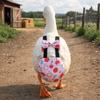 Adjustable Duck Diapers Bowknot Design Poultry Nappy Fruits Pattern Flight Suits  Poultry Care