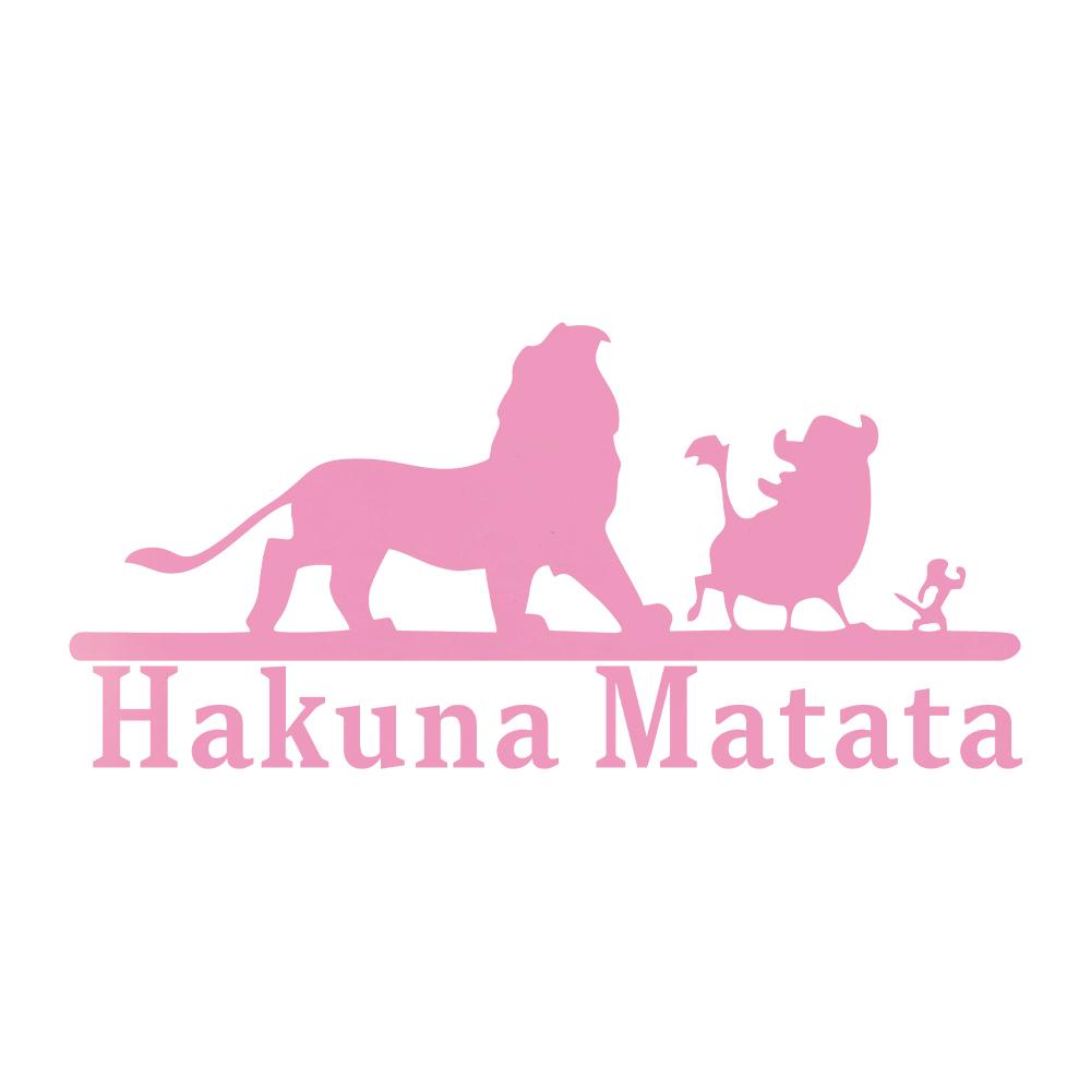 Наклейки на Автомобиль Животные Hakuna Matata, Светоотражающие Водонепроницаемые Виниловые Наклейки, Декор Окна Автомобиля, Бампера, Мотоцикла, Топливного Бака, Кузова