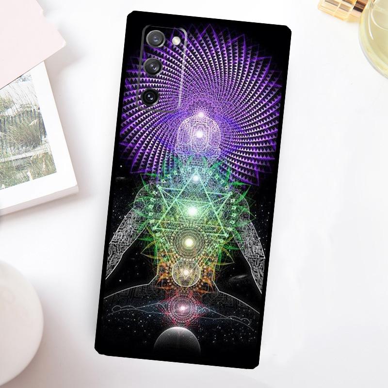 Чехол для йоги Мандала Чакра Insist для Samsung Galaxy S24 S23 S22 Ultra S21 S20 FE Note 10 Plus Note 20 S8 S9 S10