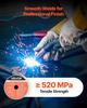 Flux Core MIG Welding Wire, E308LFC-O 0.8mm 0.9kg, Gasless Stainless Steel Welding Wire with Low Spatter for All Position Arc Welding, Self-Shielded