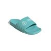 Adidas Mercedes AMG Petronas Formula One Team Adilette Comfort Rush Size cm Sandals, Semi-Mint Rush/Footwear White/Semi-Mint (JR1071), 28.5