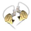 Наушники KZ ZSN Pro X 1DD 1BA Deep Bass Stereo Sound Hybrid Technology In-Ear (Без микрофона, золотой)