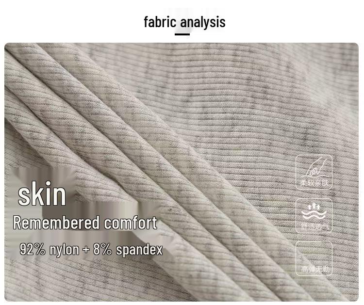 Женский ребристый топ для йоги с длинным рукавом - Коллекция Осень/Зима, Облегающий крой, Ощущение второй кожи, Идеально подходит для пилатеса и спортивной одежды для улицы