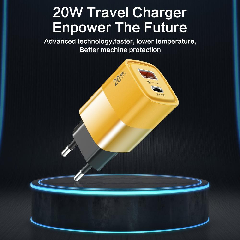 20 Вт PD USB Type C зарядное устройство быстрая зарядка для iPhone 15 14 13 12 11 Pro Max телефон быстрое зарядное устройство QC3.0 для Xiaomi Poco настенное зарядное устройство