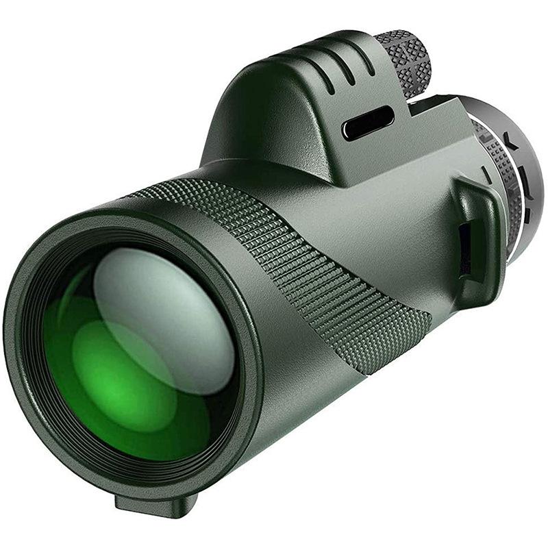 80X100 Telescope 12X50 Monocular Telescope 40X60 Astronomical Telescope Magnifying Glass Bird Watching Mirror